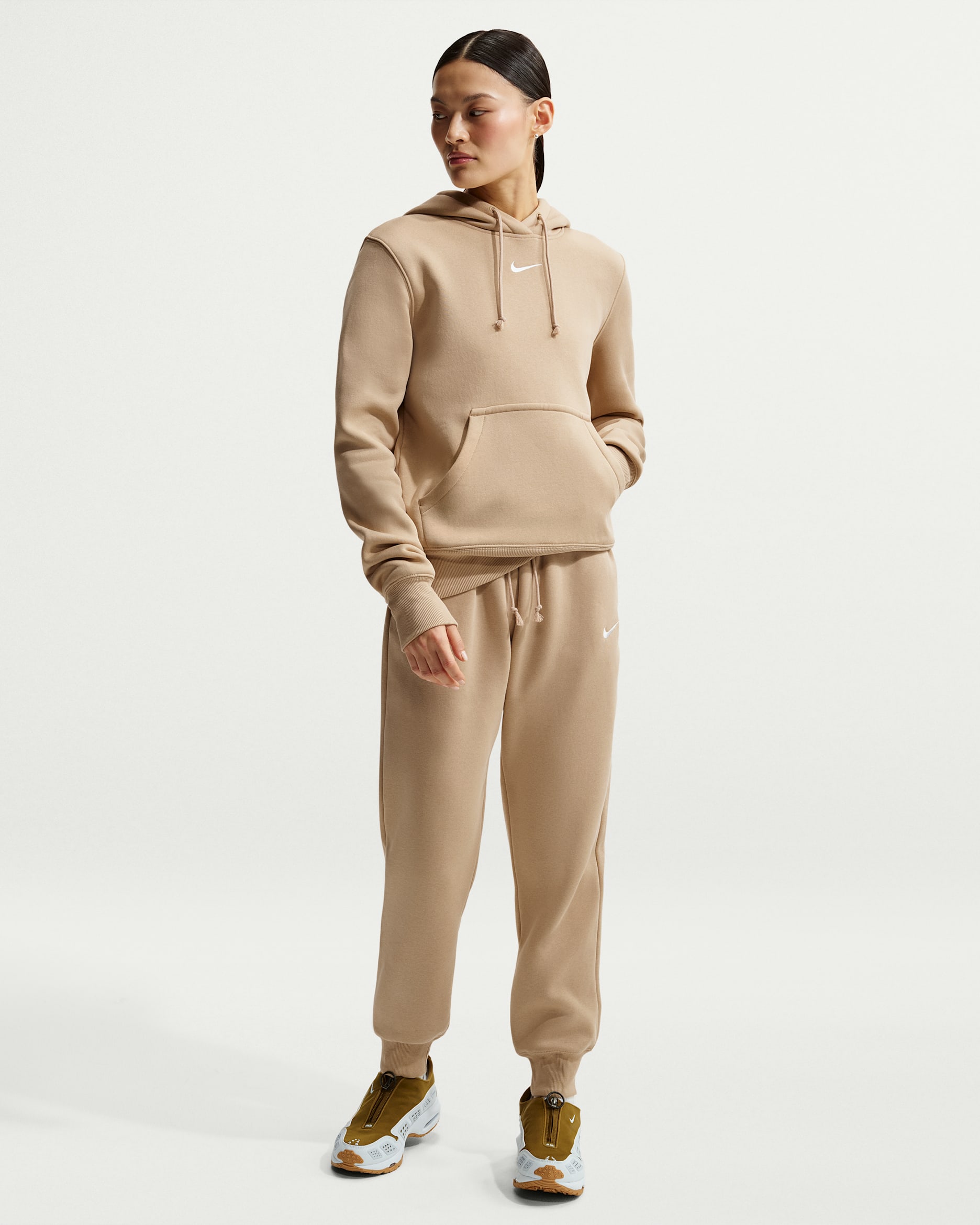 NFG-341 NIKE ドライバー FW5 flexW SQ レディースセット Nike Sportswear Phoenix Fleece Women's Mid-Rise Tracksuit Bottoms